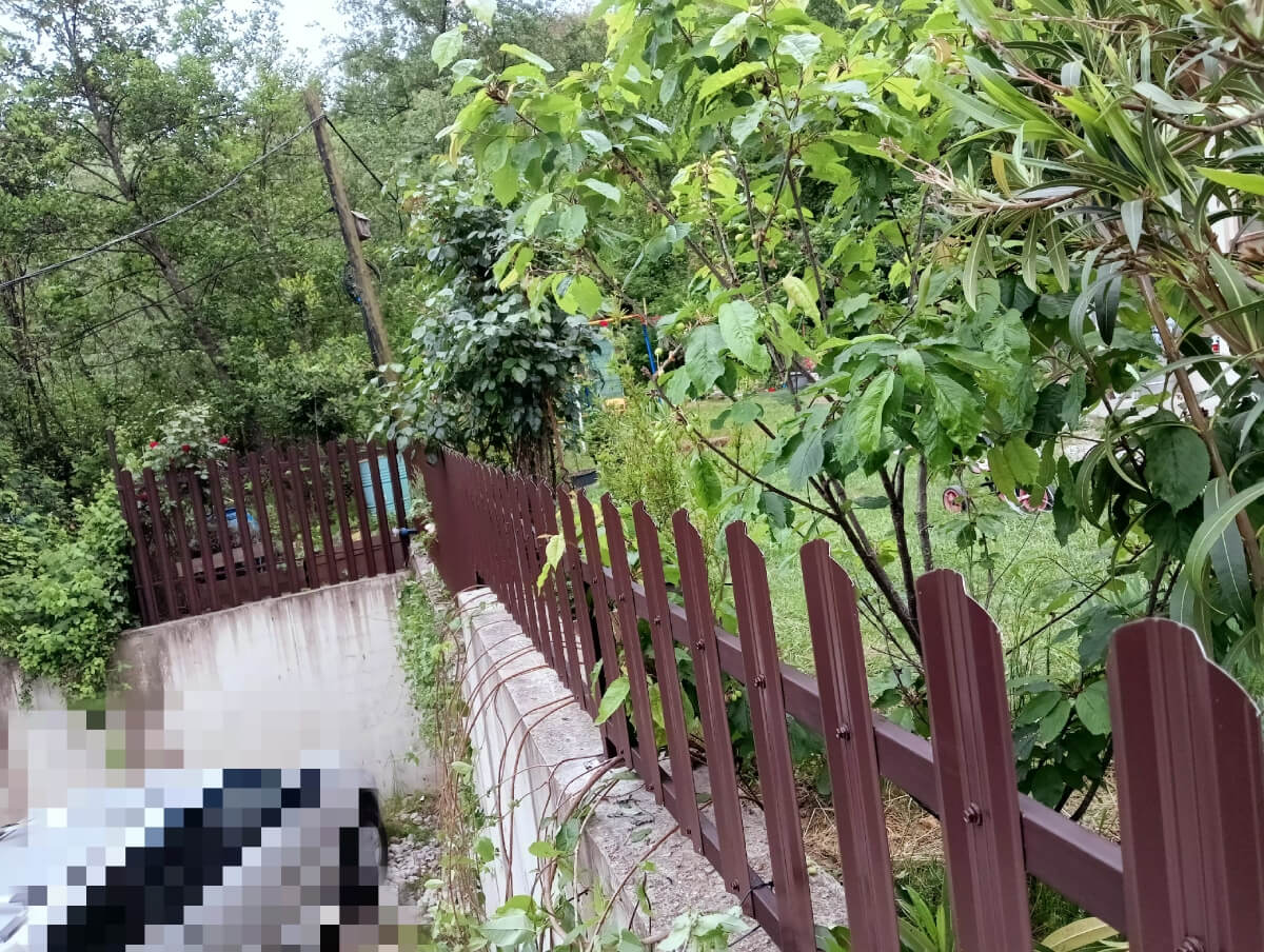 Забор из евроштакетника 18м RAL8017/8017 Шоколад двусторонний фото 1 в Ереване