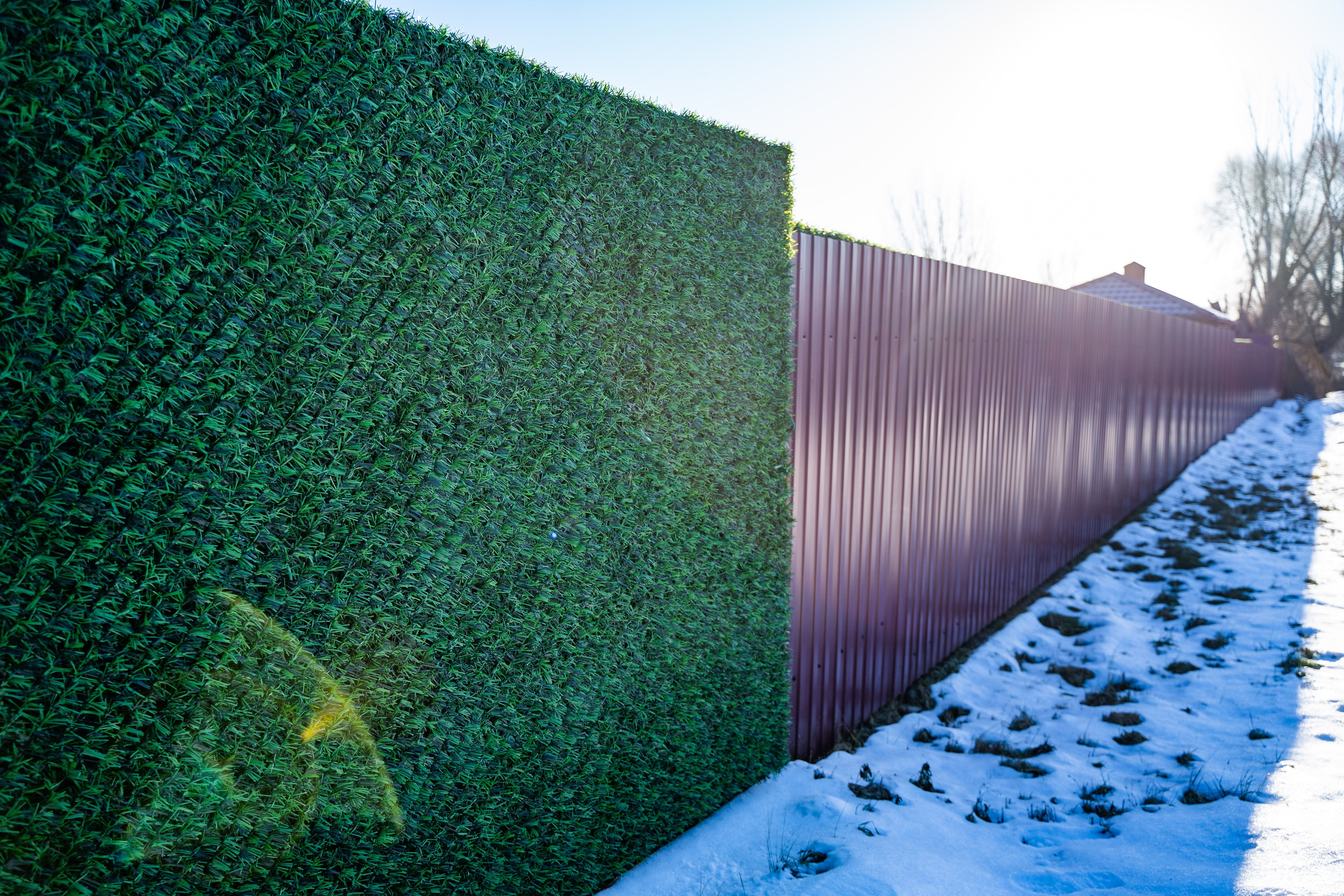 Вечнозеленый забор Grass Fence рулон 2м фото 11 в Ереване