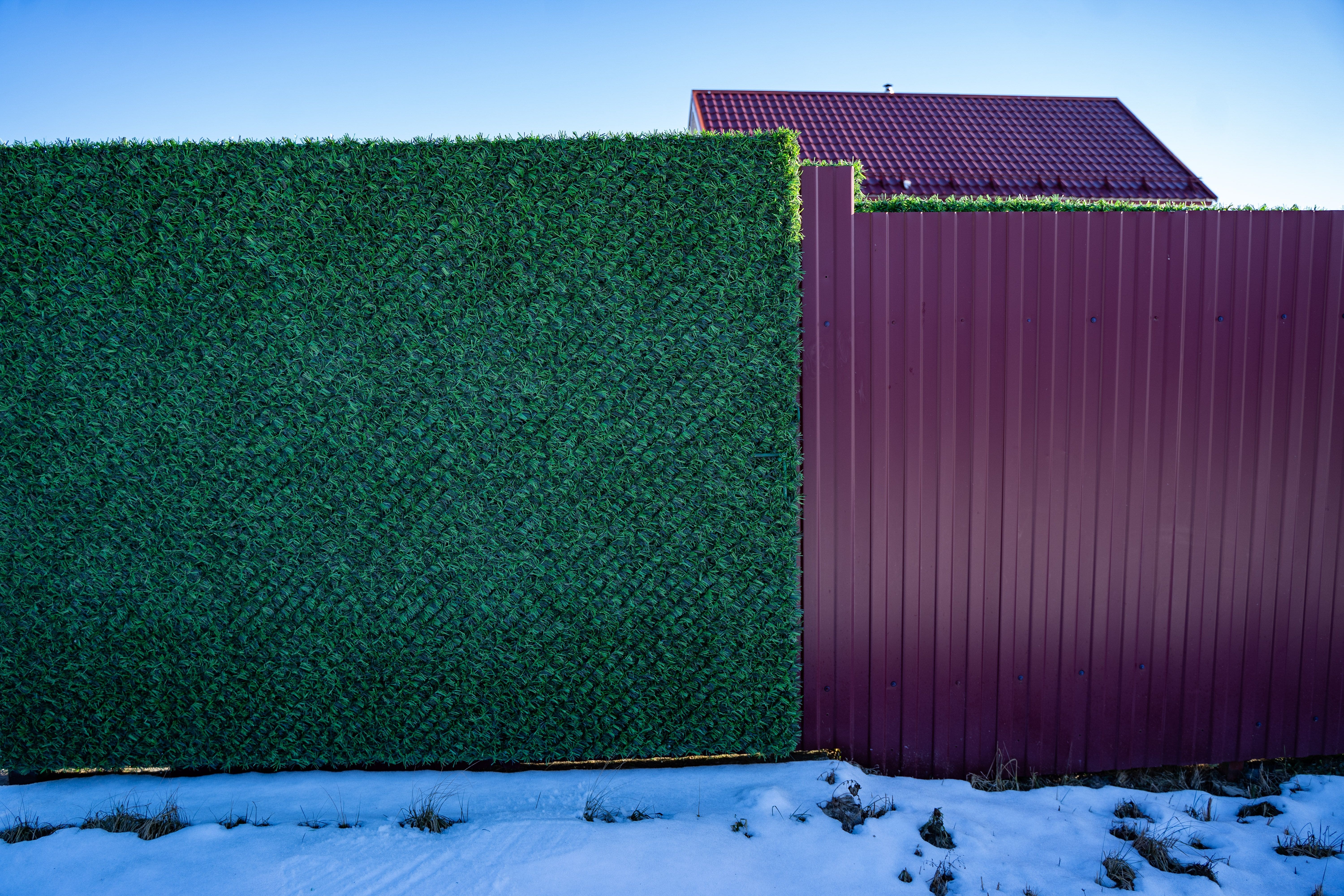 Вечнозеленый забор Grass Fence рулон 2м фото 2 в Ереване
